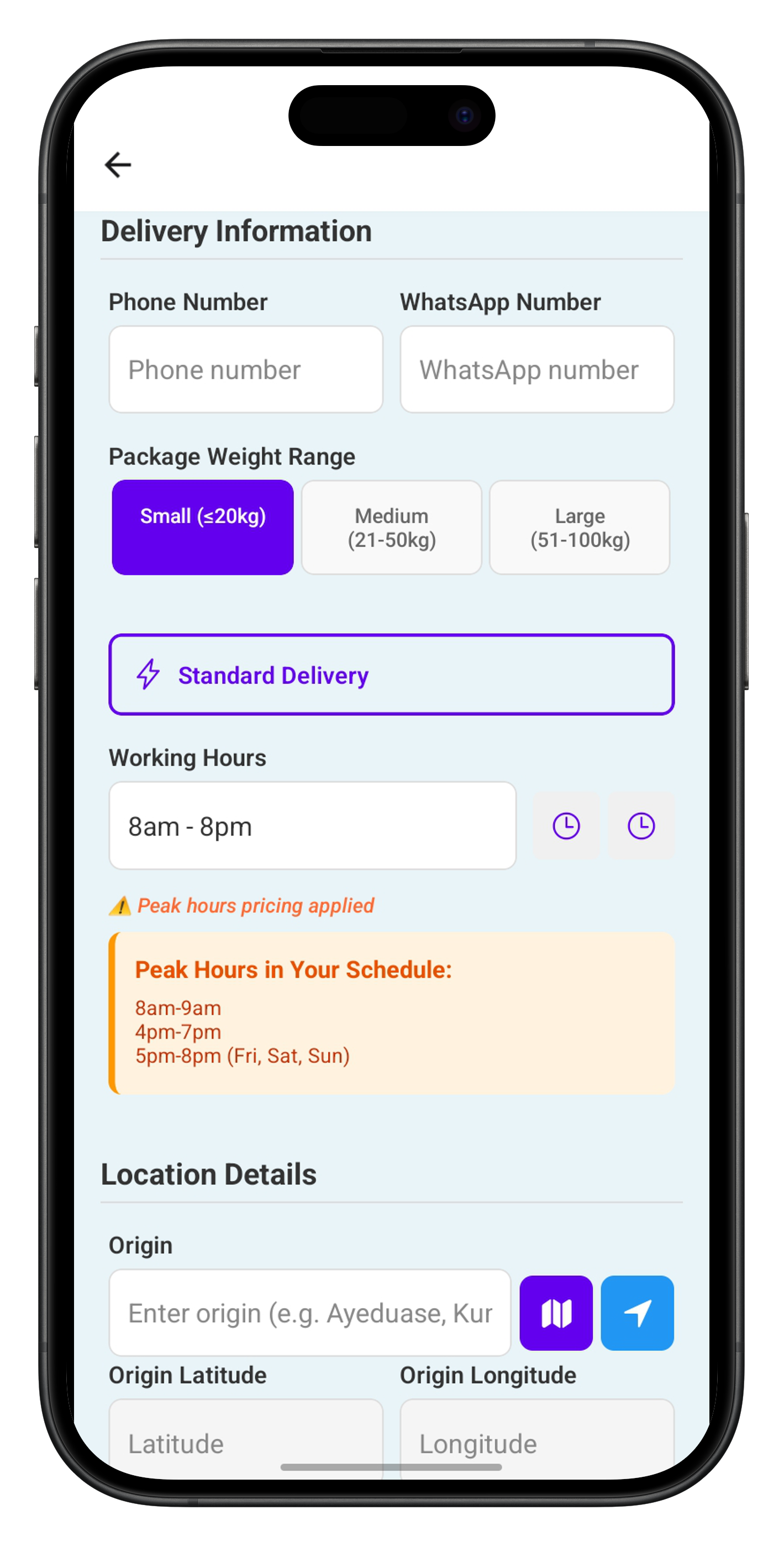 Delivery Services
